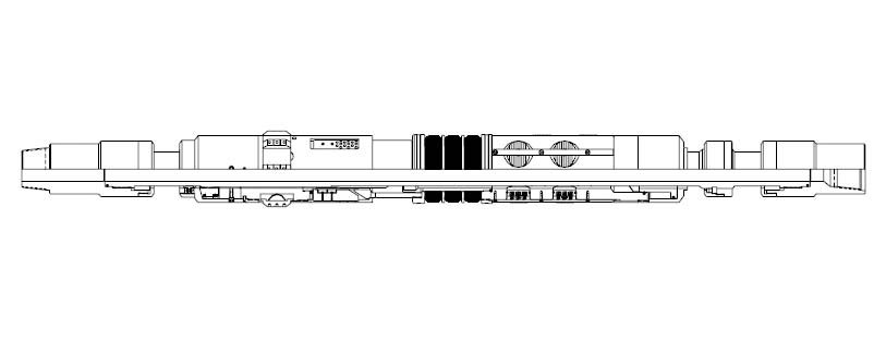 Line drawing of a service packer